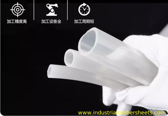 50shore A Hardness Silicone Tube Extrusion 1.5 Inch High Temperature