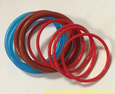 Red Silicone O Rings 10 Bar Pressure 30-60% Compression Set