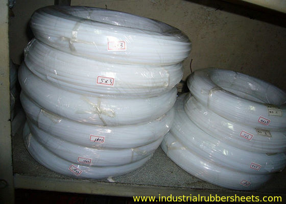 Weathering / Chemical Resistance Moulded PTFE Tubing / White PTFE Hose