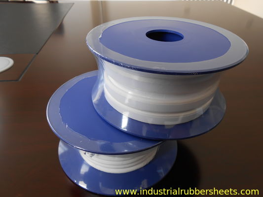 White Backing Adhesive PTFE Expand Tape , PTFE Expand Tape Food Grade