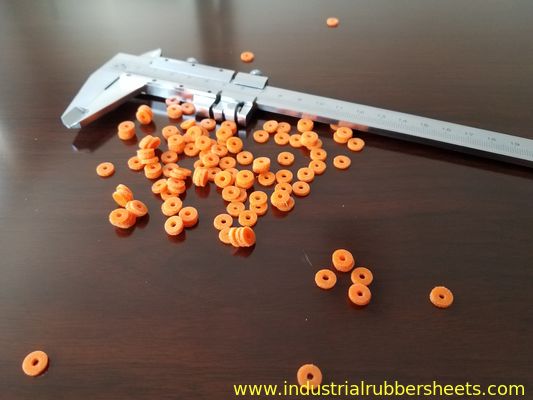 Orange Soft Silicone sponge Gasket Industrial Grade Smooth Surface