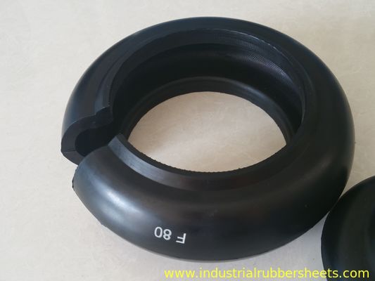 Black NBR Rubber Tyre Coupling For Steel Industry , Tensile Strength 8 - 12Mpa