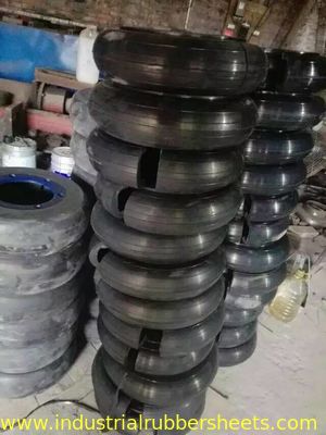 Black NBR Rubber Tyre Coupling For Steel Industry , Tensile Strength 8 - 12Mpa