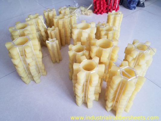 Yellow SBT Polyurethane Coupling , SBR SBT Elastic Spider Coupling