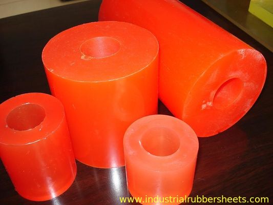 Red / Yellow Wear Resistant Silicone Tube Extrusion , Polyurethane Hose