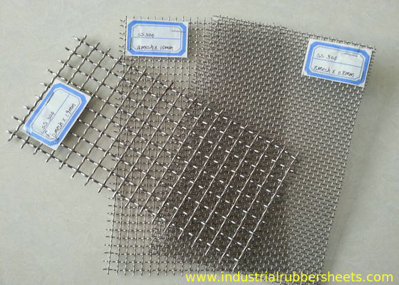 SS316 SS304 Stainless Steel Wire Mesh / Acid Resisting Metal Wire Mesh 30m Length