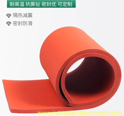 Silicone Foam Sheet with Close Cell Structure Aging Resistant Silicone Rubber Sheet for Protection