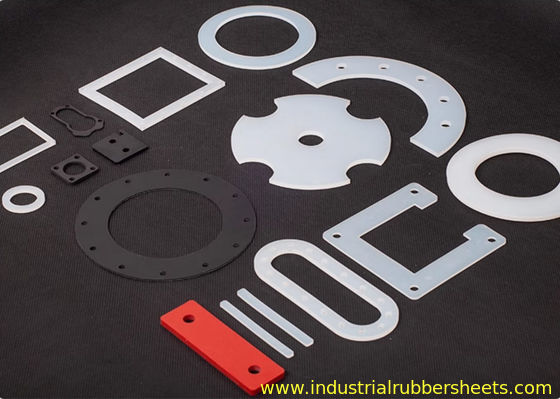 Red Color Silicone Rubber Washers Silicone Stripe 9mpa Tensile Strength