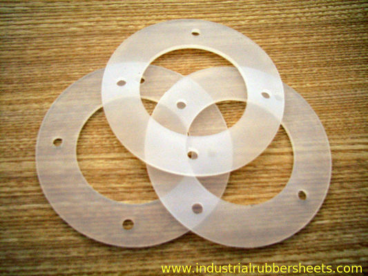 Customized Size Food Grade Silicone Washers , Closed Cell Silicone Foam Gasket
