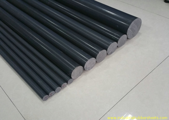 Virgin PVC Plastic Rod Anti - Corrosion With White Grey Black Color