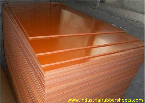 Brown Smooth Surface Colored Plastic Sheet / Phenolic Cotton Sheet  Heat - Resistant