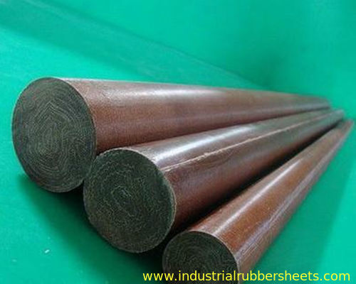 ISO9011 Standard Phenolic Cotton Rod 10-200mm OD For High Voltage Application
