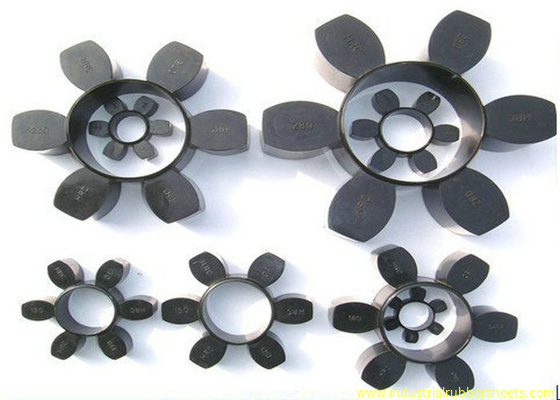 Ekonomi HRC Polyurethane Coupling Untuk Efek Buffer Dari Torsi Dengan Kualitas Tinggi, Warna Hitam