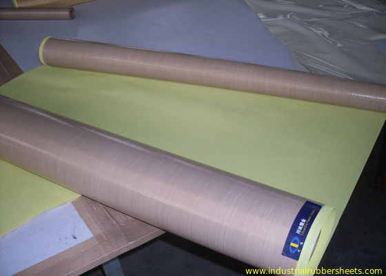 Baja Tahan Panas PTFE Dilapisi Fiberglass Fabric Untuk Oven Liner / Leadwin