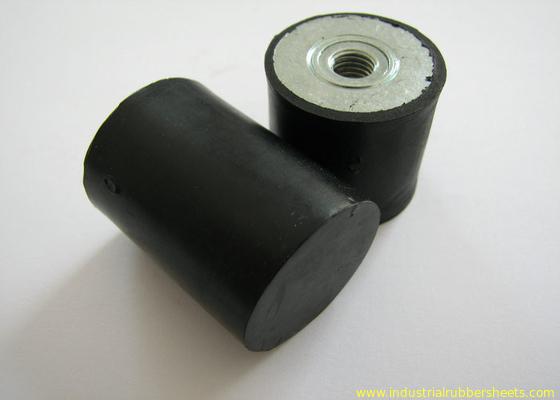 Silinder silinder SBR, IIR, IR Karet Isolasi Mount Hardness 40, 50, 60 Shore A