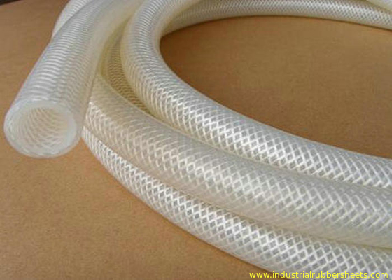 Tekanan Tinggi Polyester Braid Reinforced Silicone Hose Korosi Resisten FDA