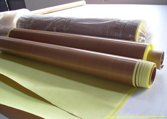 Perekat Anti Penuaan + Kertas PTFE Coated Fiberglass Fabric Smooth Permukaan