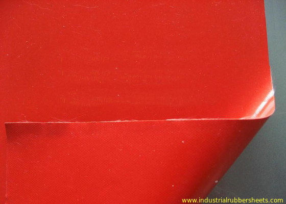 Isolasi Listrik Sisi Sisi Silicone Dilapisi Fiberglass Fabric 0.25 - 0.8mm Tebal