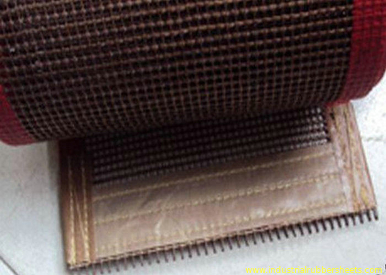 Perlawanan Panas Food Grade PTFE Mesh 10 x 10mm, PTFE Mesh Conveyor Belt