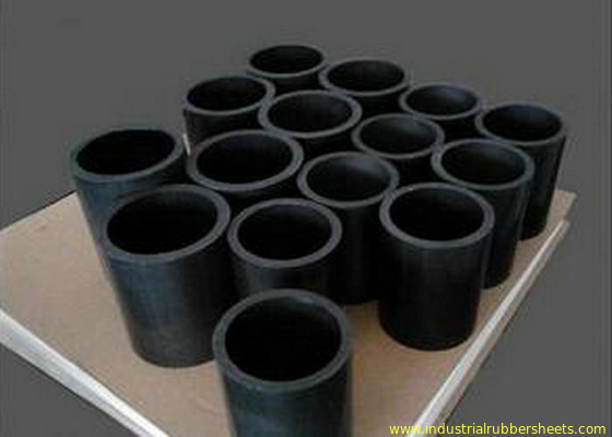 Industrial Grade Black Extrude Tabung PTFE Diisi Grafit Atau Karbon ROHS FCC SGS