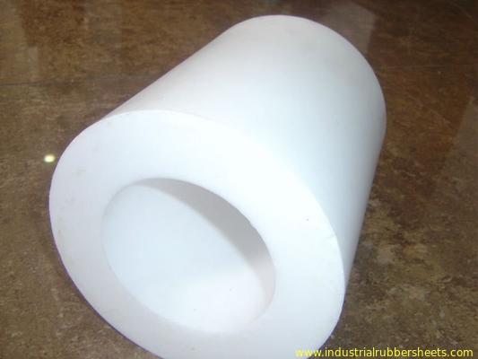Natural White Molded 100% Virgin PTFE Tubing Dengan Ukuran Kustom, Selang Teflon