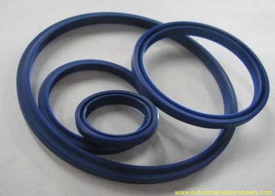 Blue Hydraulic UN Seal, TPU Silicone Rubber Washers Untuk Rod dan Piston