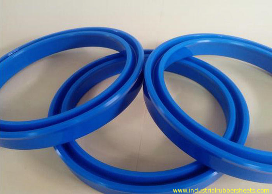 Blue Hydraulic UN Seal, TPU Silicone Rubber Washers Untuk Rod dan Piston