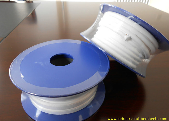 Ketahanan Kimia PTFE Gasket Tape 3mm x 0,5m / PTFE Joint Sealant, Warna Putih