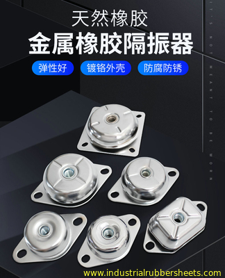 Kekerasan Tinggi Anti Getaran Mount Rubber Mounting Feet