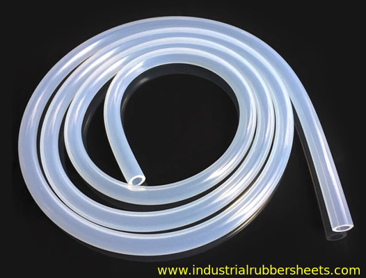 Extruded Heat Resistance Silicone Rubber Tube Sleeve Lembut Fleksibel