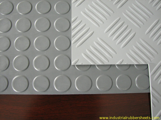 1 - 1.5m Lebar Round Button Karet Industri Lembar Plastik Karet Anti slip
