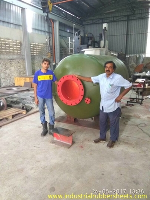 Industrial Rubber Sheet with 24Mpa Tensile Strength and 35Shore A Hardness for -35°C to +85°C Temperature Range