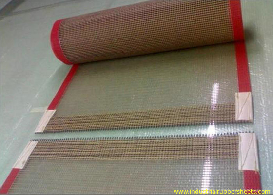 Tahan Cuaca PTFE Fabric, 0.5 × 1mm PTFE Mesh Belt Premium Grade