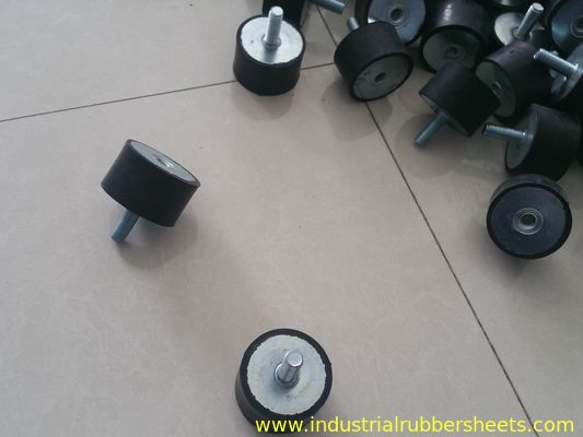 B-MF Rubber Mounting Shock Absorber dengan Kekerasan 40,50,60 Shore A dan Galvanized Metal + Karet untuk Anti-Vibration Industri