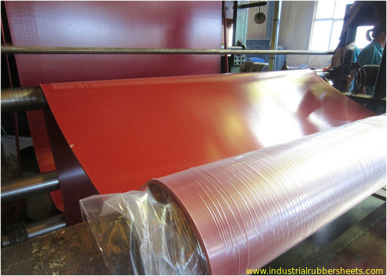 Double Impression Fabric Industrial Rubber Sheet, Kekuatan Tarik 15-24Mpa