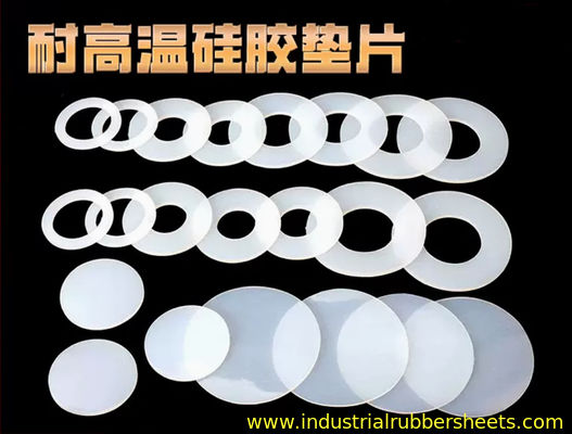 High Temp Silicone Sealing Washers High Tear Strength For Electrical Appliances