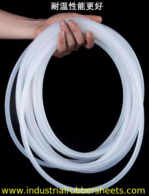 Extruded Heat Resistance Silicone Rubber Tube Sleeve Soft Flexible