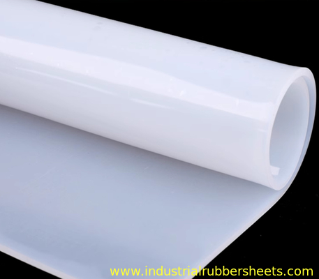 Lembaran Karet Silikon Tahan Suhu Tinggi 0.1-50mm Tebal FDA RoHS