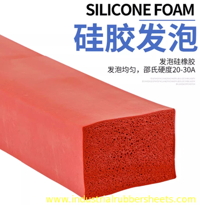 Silikon Sponge Strip, Silikon Sponge Profile yang Diekstrusi oleh Close Cell Silikon Sponge Material