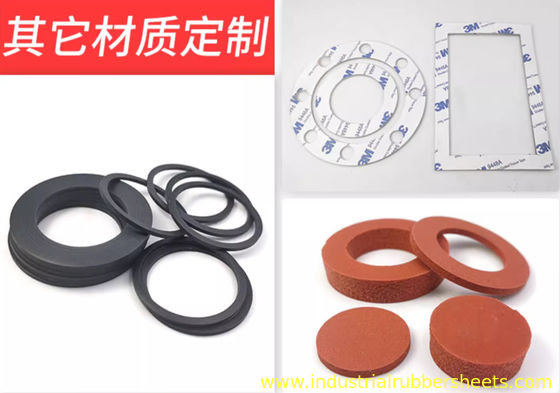 Closed Cell Silicone Rubber Washers 10-40 Shore A Hardness 0.5-1.0g/Cm³ Density