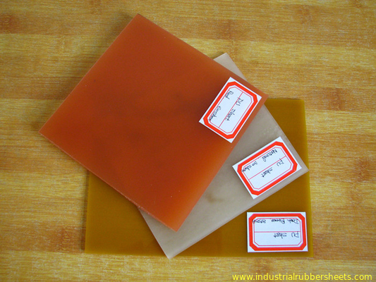 Colourful Polyurethane Sheet / Smooth PU Sheet 35-155KN / M Pemesinan Bagus