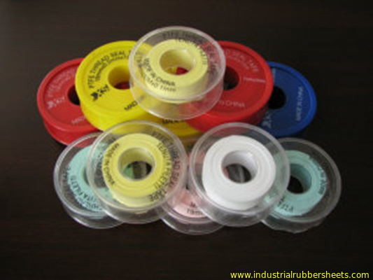 Industrial Seal Pure PTFE Tape / PTFE Tape 6-50m Panjang 0,075-0,2mm Thinkness