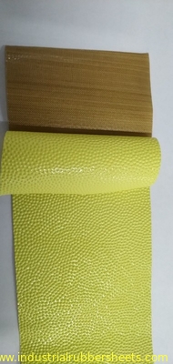 Beige Ptfe Coated Fiberglass Cloth Backing Adhesive Ketebalan 0,08 - 0,35mm