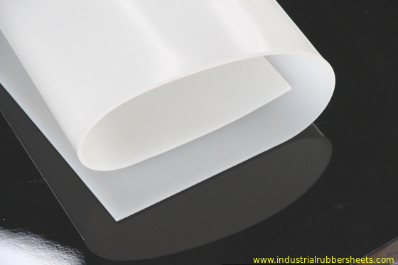 60 Shore A Silicone Rubber Sheet 0.1-0.8mm Thick 1m Width