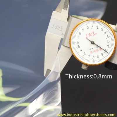 Lembar transparan silikon food grade / film silikon transparan ketebalan 0.1 - 1.5mm
