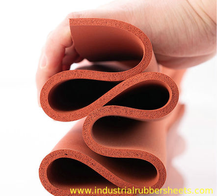Silicone Foam Sheet with Close Cell Structure Aging Resistant Silicone Rubber Sheet for Protection