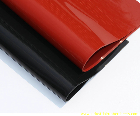 Lembar karet silikon Kekuatan tarik tinggi Gulung silikon 1-10mm x 1,2m x 10m