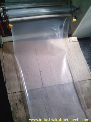 Lembaran Karet Silikon Murni 0.1-0.8mm x 0.5m x 50m, Kekuatan Tarik 7.5Mpa