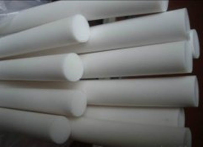 Batang PTFE Kelas Premium 100% Perawan / Batang Teflon Putih Dengan Tahan Korosi