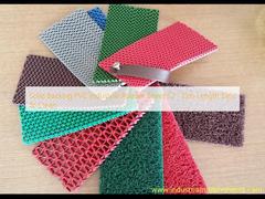 Lembar karet industri PVC dengan dukungan padat 12 - 15m Panjang mudah dibersihkan